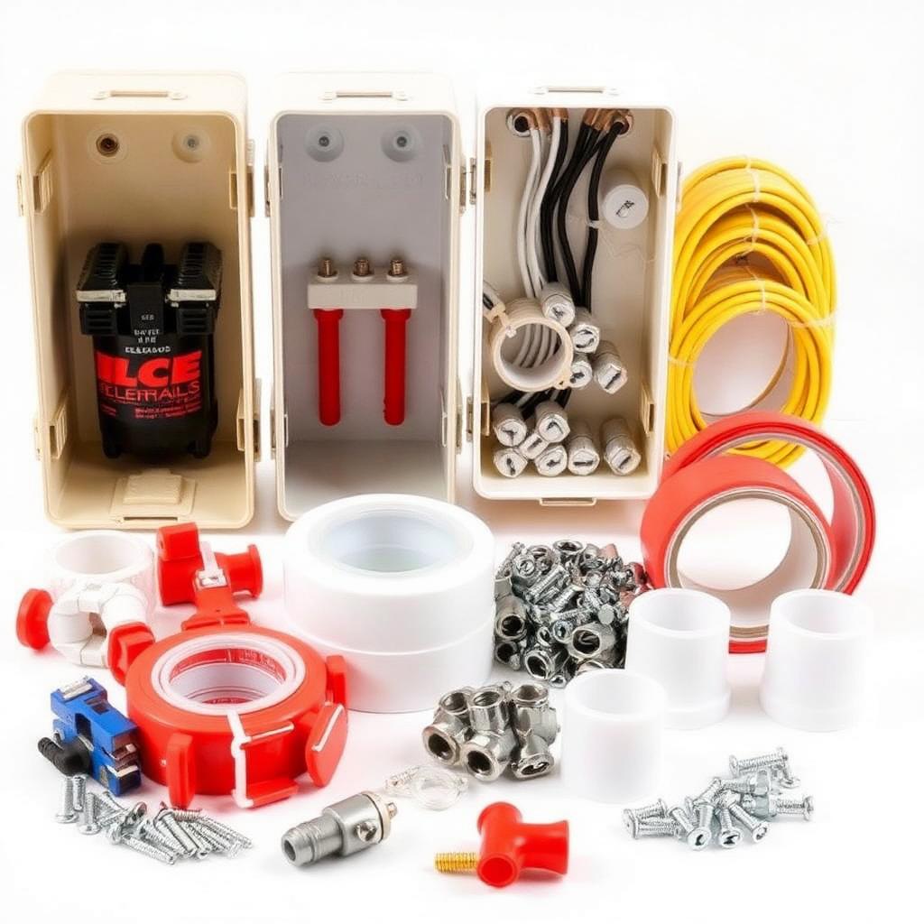 Materiais para instalação