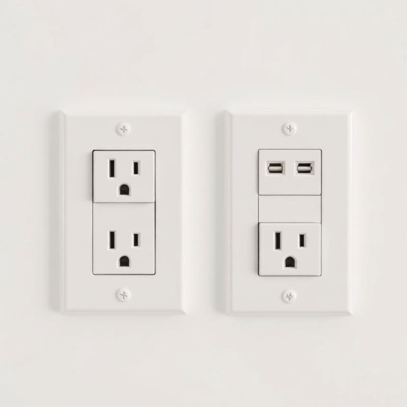 Tomadas e interruptores